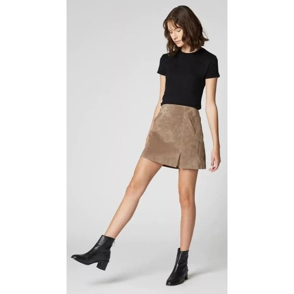 Blank NYC Dresses & Skirts - BlankNYC Skirt Faux Suede Modern Mini A Line